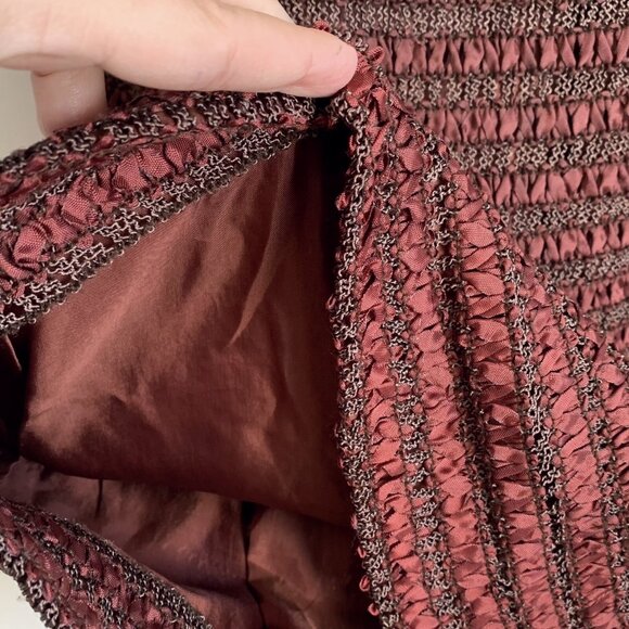 VTG Sophie Sitbon Paris Tailored Tweed Blazer Dress Set Sz 8 Old Money 50s 60s - Picture 9 of 13